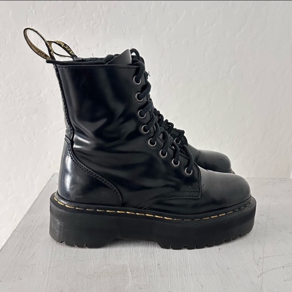 JADON BOOT SMOOTH LEATHER PLATFORMS - Picture 6 of 8